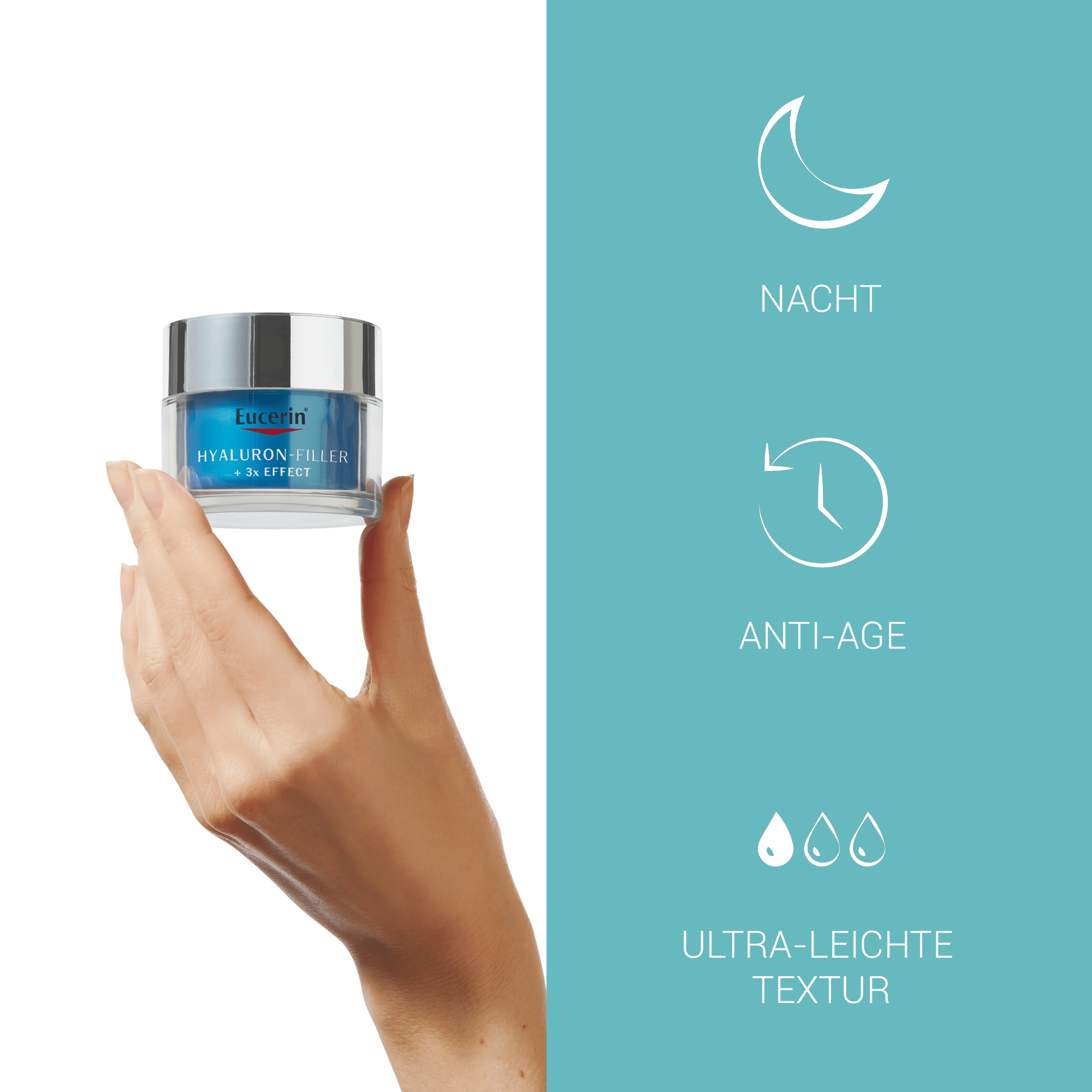 Hyaluron-Filler Feuchtigkeits-Booster Nacht | Eucerin